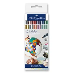 Marker metaliczny, papierowe pudełko 12 szt. Faber-Castell 160713